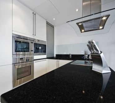 Cocina Granito Negro absoluto